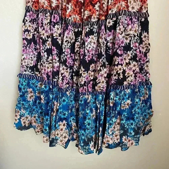 Anthro Bhanuni by Jyoti Anarosa Tiered Maxi Skirt - Picture 6 of 14